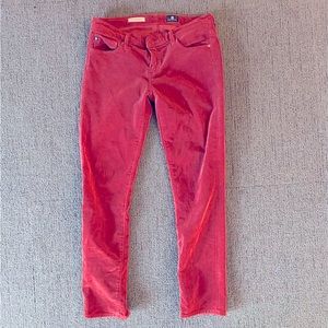 Size 28 Adriano Goldschmied Corduroy Jeans. AG Jeans